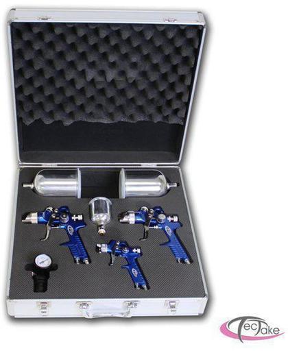 HVLP Aflakpistool spuitpistool 1,7 1,3 0,8 mm set 400495