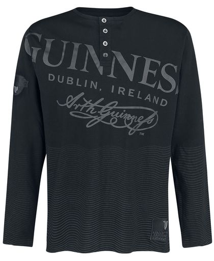 Guinness Logo Longsleeve zwart