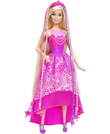 Barbie Bijzonder Lang Haar - Koninkrijk Prinses - Barbiepop