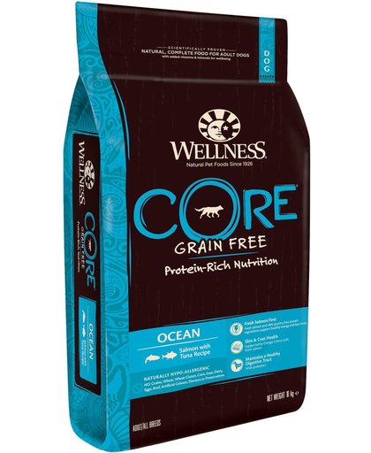 Wellness Core Grain Free Dog Ocean Zalm&Tonijn 10 kg