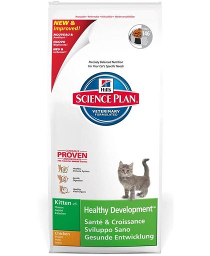 Hill's Science Plan Feline Healthy Development - Kitten - Kip - Kattenvoer - 10 kg