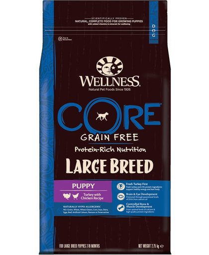 Wellness Core Large Breed Puppy Kalkoen&Kip 2.75 kg