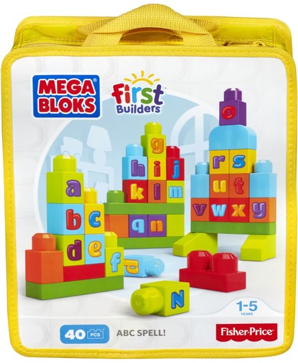 Mega Bloks First Builders A B C Spellen - Constructiespeelgoed