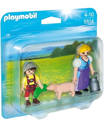 Playmobil Boerin en zoon - 5514