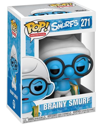 The Smurfs Brainy Smurf Vinylfiguur 271 Verzamelfiguur standaard