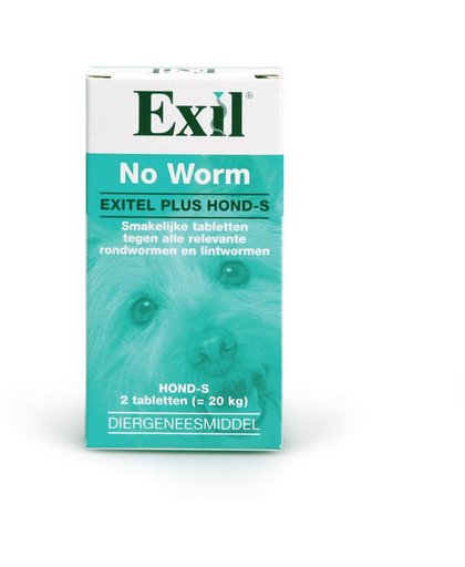 Exil no worm exitel kleine hond - 1 st à 2 Tabl
