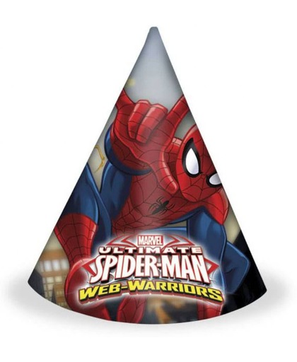 Spiderman Hoedjes - 6 stuks