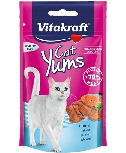 Vitakraft Cat Yums - Kat - Snack - Zalm - 3 x 40 gr