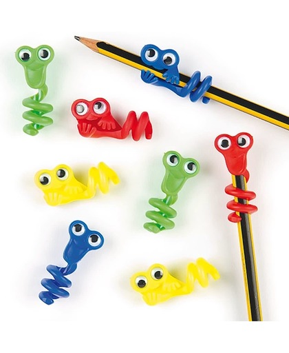 Monsters voor op potloden - speelgoed voor kinderen - feestartikelen ideaal em cadeau te geven (8 stuks)