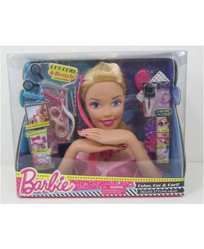 Barbie Deluxe Kaphoofd - Blond