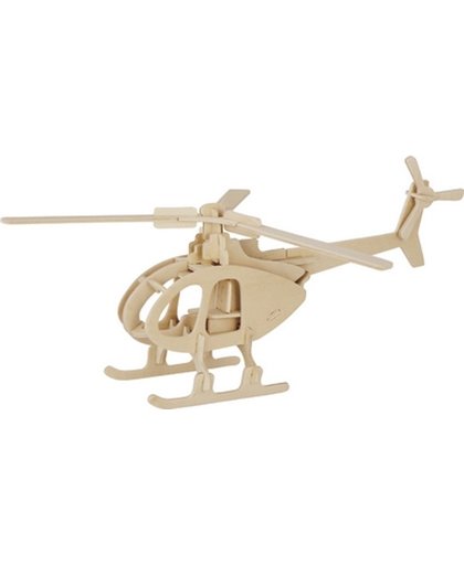 Houten 3D Puzzel Helicopter