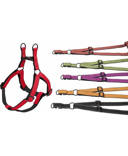 Nobby Tuig Classic Reflect - Hond - Tuig - Buikband: 50 tot 72 cm - Rood