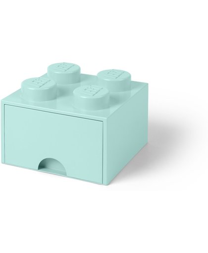 LEGO 4003 Storage Brick Opberglade 2x2 Aqua