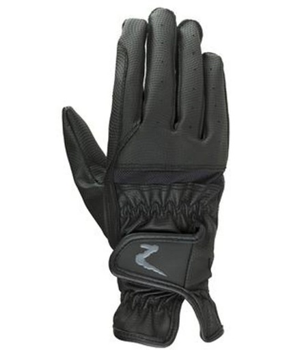 Horze Verona Synthetische Handschoenen - Zwart - XXS