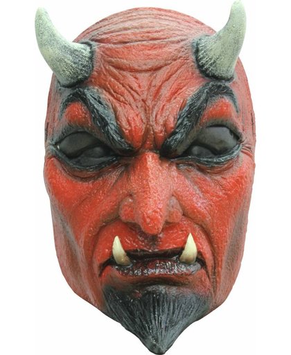 Halloween Masker Duivel Deluxe voorkant