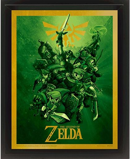 The Legend Of Zelda Link 3D poster st.