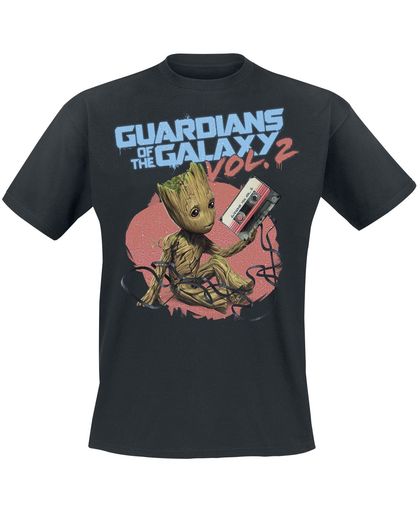 Guardians Of The Galaxy 2 - Groot Tape T-shirt zwart