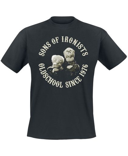 The Muppets Sons Of Ironists T-shirt zwart
