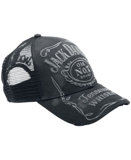 Jack Daniel&apos;s Old No. 7 - Vintage Truckercap zwart