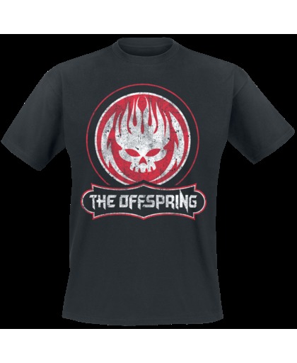Offspring, The Distressed Skull T-shirt zwart