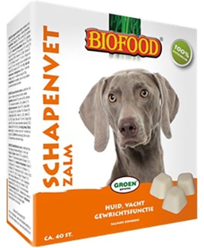 Biofood Schapenvet Maxi Bonbons - Zalm - 40 stuks