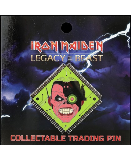 Iron Maiden Legacy of the Beast - Cyborg Pin meerkleurig
