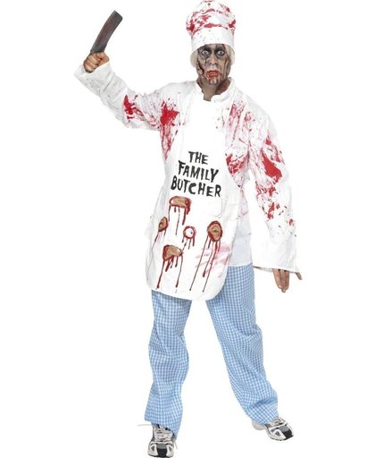 Verkleedkostuum zombie kok voor volwassenen Halloween artikel - Verkleedkleding - Medium