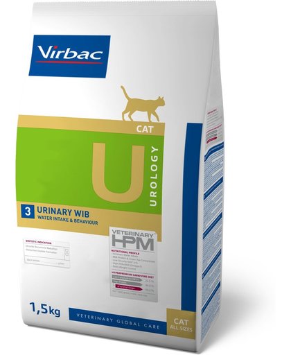 VIRBAC HPM feline urology urinary WIB U3 1,5KG