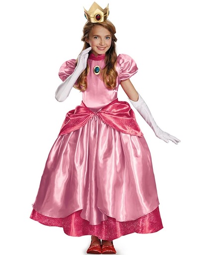 Luxe kostuum van Prinses Peach� voor meisjes - Verkleedkleding - 116/122