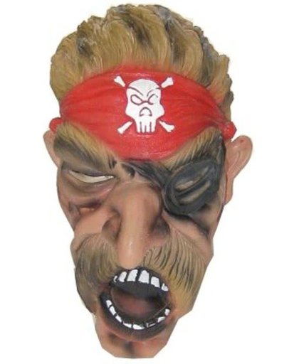 Masker foam Piraat met grote snor