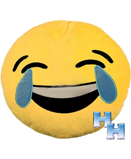 Emoji - Emoticon - Smiley - Kussen - "Lol"