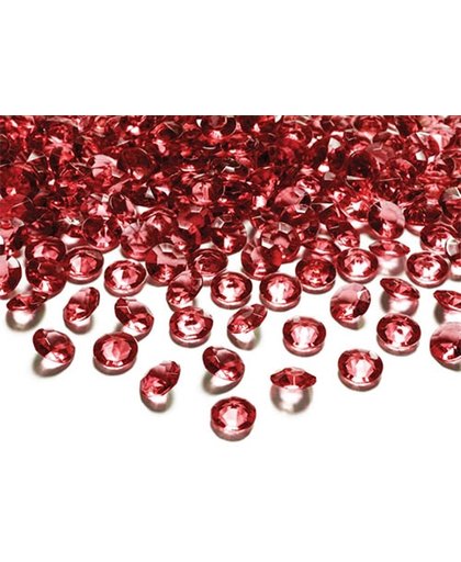 Tafel diamant donker rood 12mm