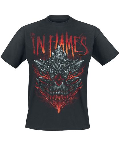 In Flames Jesterhead Chains T-shirt zwart