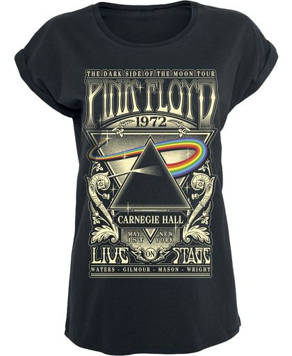 Pink Floyd Dark Side Of The Moon - Live On Stage 1972 Girls shirt zwart