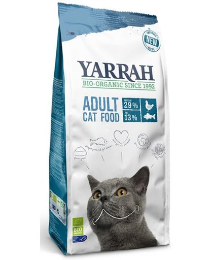 Yarrah cat biologische brokken vis (msc) zonder toegevoegde suikers kattenvoer 6 kg