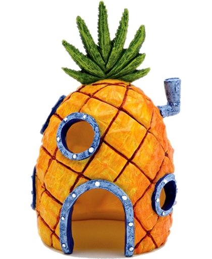 Nickelodeon Decor - Ornament Spongebob Ananashuis - 15(H)x9x8 CM - Oranje