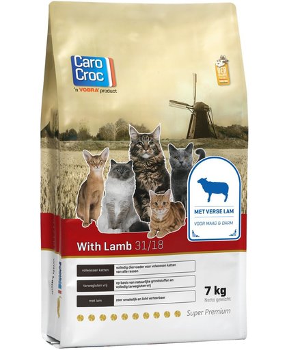 Carocroc - Lam - Kattenvoer - 7 kg