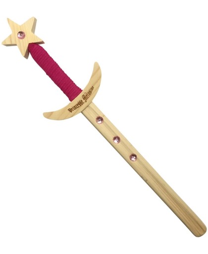 Houten zwaard Prinses 45 cm lang