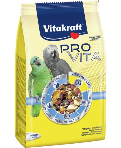 Vitakraft Pro Vita - Papegaai - Volledig voer - 750 g