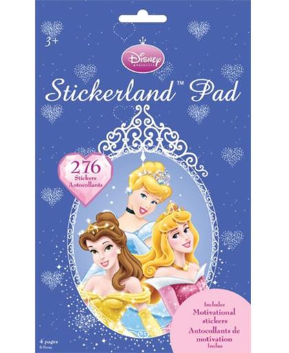 Disney Princess Stickerboek met 4 vellen stickers
