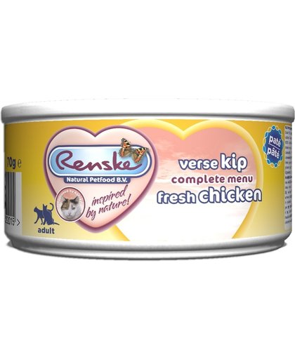 Renske Vers vlees - Kat - Verse kip - 24 stuks à 70 gram