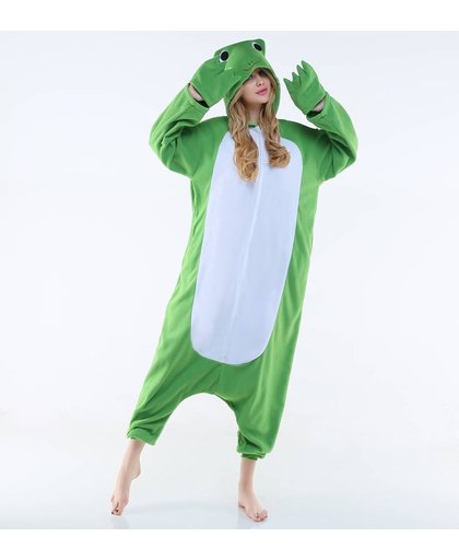 Groene Kikker Onesie voor volwassenen - Groene Kikker Kigurumi Pyjama