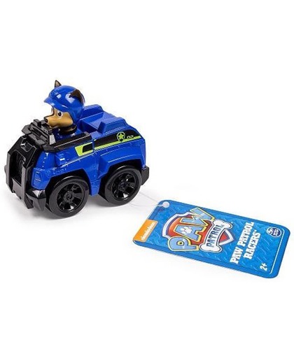 Paw Patrol Rescue Racers - Chase Spy voertuig - 10 cm