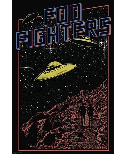 Foo Fighters Ufos Poster standaard