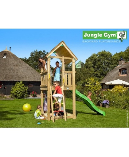 Jungle Gym Speeltoren met Glijbaan (lichtgroen) Club