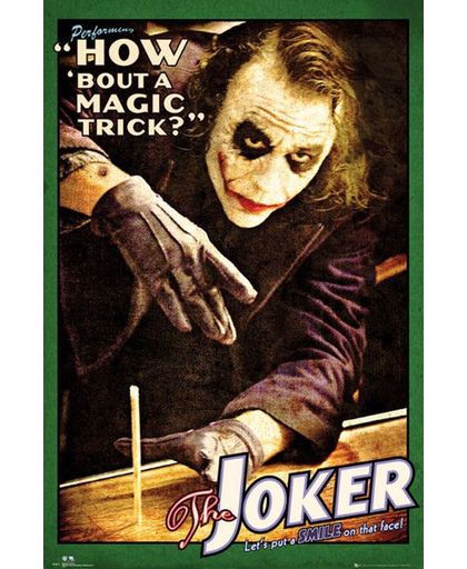 The Joker The Dark Knight - Joker Trick Poster st.