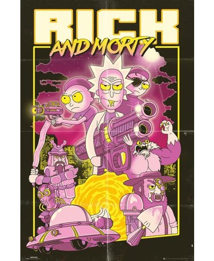 Rick and Morty Action Movie - Maxi poster