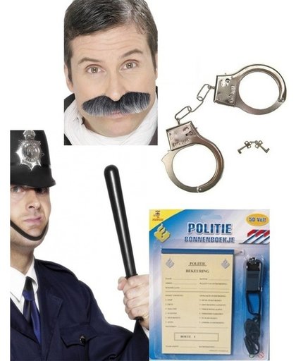Politie accessoires verkleedset voor volwassenen
