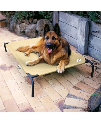 Honden Ligbed - Ventilerend - Zandkleurig - Large - 110x80cm