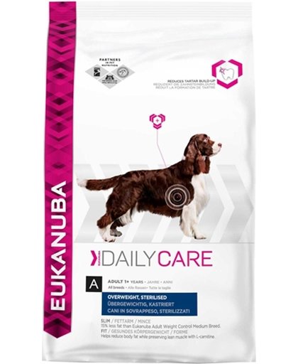 Eukanuba Daily Care - Overweight Sterilized - Hondenvoer - 2.5 kg